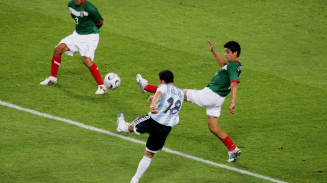 maxi rodriguez argentina goal against mexico 2006